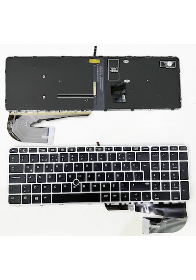 HP Uyumlu EliteBook 850 G3 (1CA36AW) Klavye Tuş Takımı Işıklı