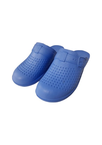Gezer Ge0358-10 Erkek Mavi Noktalı Kapalı Banyo Terliği Mavi-büyük Noktalı