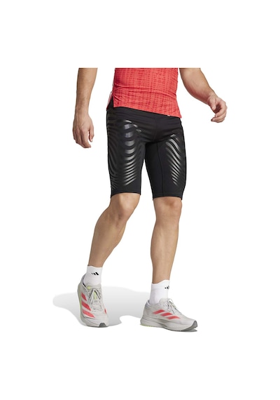 Adidas Adizero Control Erkek Siyah Koşu Tayt Ix8976 Siyah