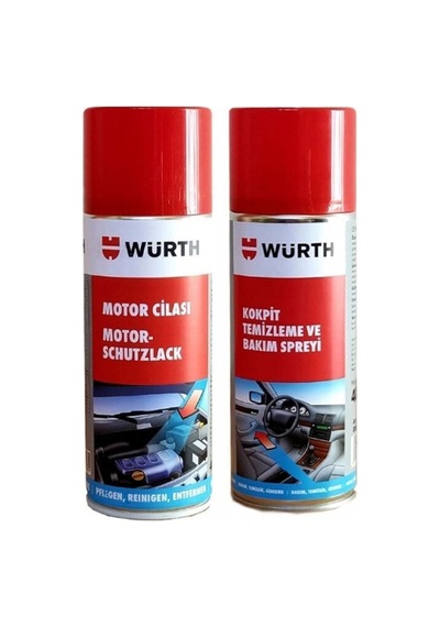 Kokpit Temizleme 400 Ml + Motor Cilası 400 Ml