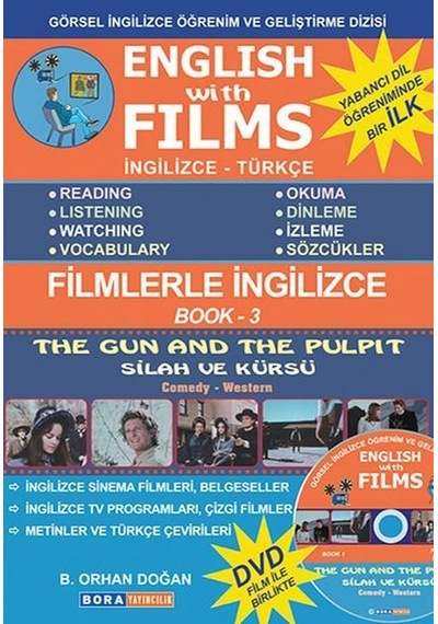 English With Films 3/Filmlerle İngilizce-3+DVD eki - Bekir Orhan Doğan - Bora Yayıncılık