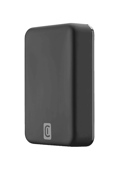 Cellular Line Magsafe 10.000 mAh 7.5 W Kablosuz PD 18W Kablolu Powerbank Siyah
