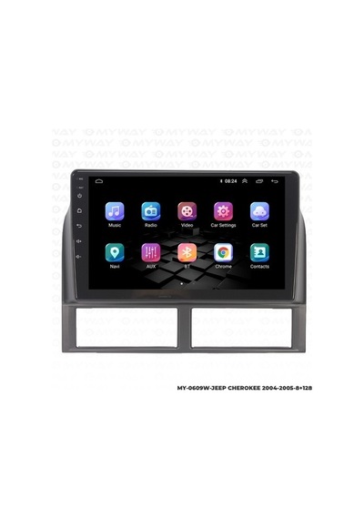 Myway Jeep Cherokee Android Multimedya Carplay Navigasyon Ekran - 8gb Ram+128 Gb Hdd - Myway