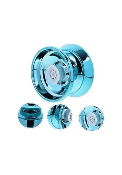 Mavi Renkli Profesyonel Extra Rulmanlı Metal Yoyo Oyuncağı