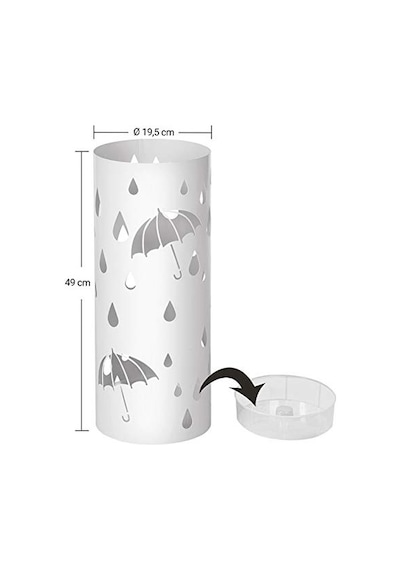 Songmıcs Luc23w Şemsiye Standı, Metal Yuvarlak Şemsiye Ayağı, Su Toplama Kasesi Çıkarılabilir, Kancalı, 49 X Ø 19,5 Cm, Beyaz Açık Gri Songmıcs Luc23w Şemsiye Standı, Metal Yuvarlak Şemsiye Ayağı, Su Toplama Kasesi Çıkarılabilir, Kancalı, 49 X Ø 19,5 Cm, Beyaz Açık Gri