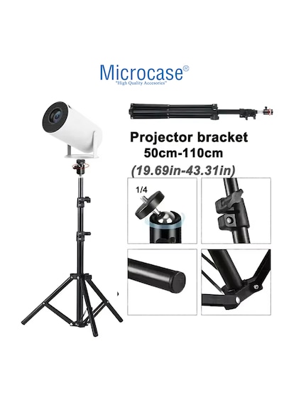 1/4 Vida Girişli 2.1 Mt Eğim Ve Açı Ayarlamalı Tripod - Al5173