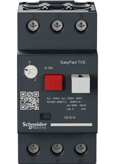 SCHNEİDER ELECTRİC Easypact Tvs Gz1E14 Motor Koruma Şalteri (6A-10A)