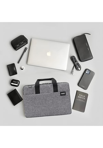 Mack Cityfit Mcc-702 Laptop Çantası, Erkekler Ve Kadınlar İçin Profesyonel Bilgisayar Çantası, 13,3 İnç - 14.1 İnç Notebook Çantası, Evrak Çantası, Gri