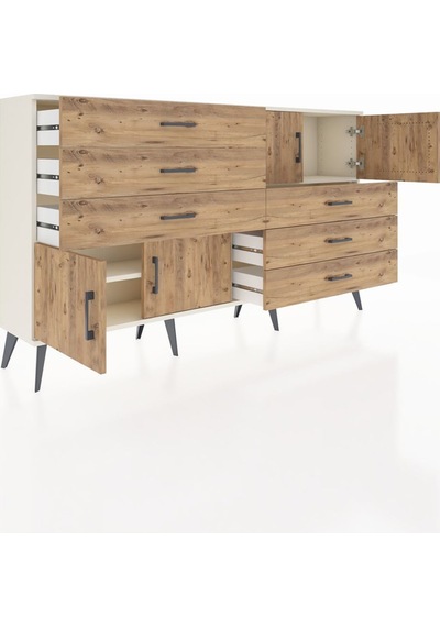 Arges Konsol 2 Raflı 6 Çekmeceli 4 Kapaklı 176x30x99 Aytaşı-çam Atlas Çam/atlas Çam - Aytası Arges Konsol 2 Raflı 6 Çekmeceli 4 Kapaklı 176x30x99 Aytaşı-çam Atlas Çam/atlas Çam - Aytası