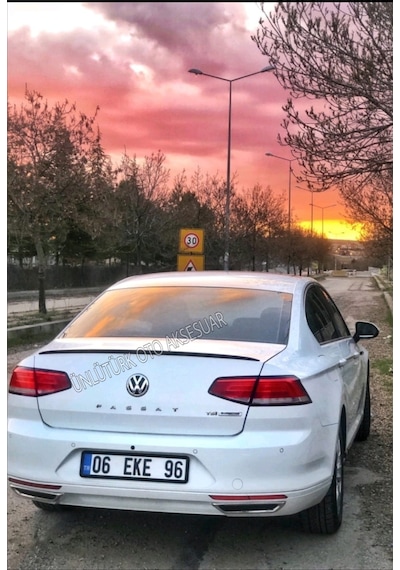 OtoÇizgi Vw Passat B8 Spoiler Bagaj Üstü Spoiler - Spoyler Piano Black OtoÇizgi