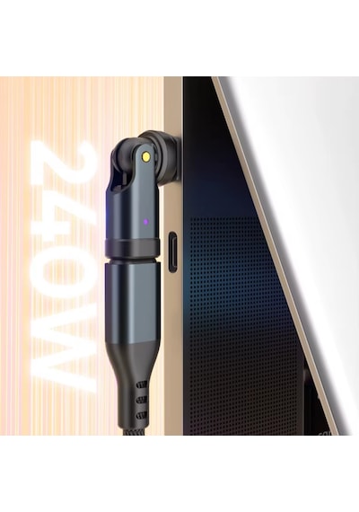 Alfais 6009 Usb Type-c Otg Çevirici Adaptör 540 Döner Pd240w 5a Şarj Veri Dönüştürücü