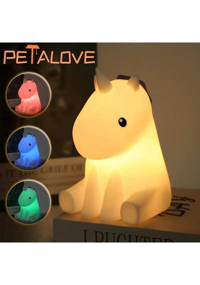 Şarj Edilebilir Silikon Okşama Lambası Unicorn Led Gece Lambası Kısılabilir Unicorn B Unicorn B