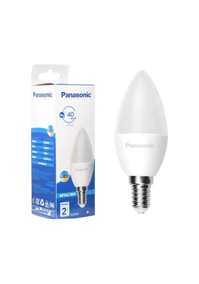 PANASONIC 5W LED AMPUL BUJİ E14