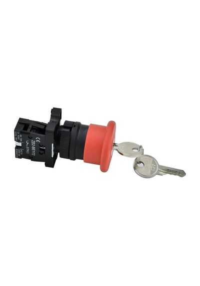 Gwest Kalıcı Anahtarlı Mantar Buton 20mm Bz-01za 6075