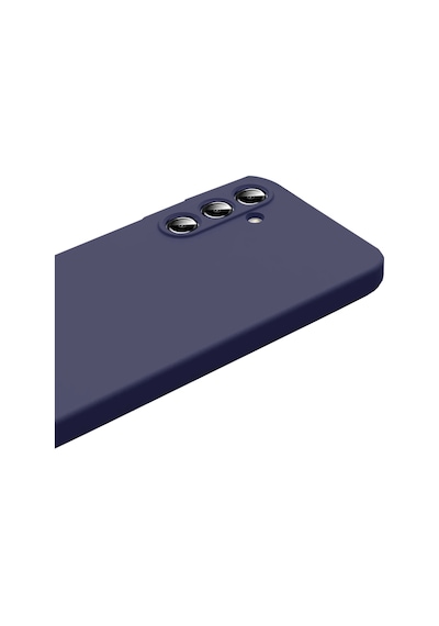 Newface - 498 - Samsung Galaxy Uyumlu S25 Fe Nano İçi Kadife Silikon - Ece-umay - - Lacivert