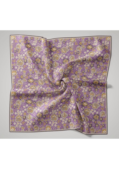 Silk Home Soft Eşarp 73090-11 Eflatun, Butter Yellow, Taş,vizon