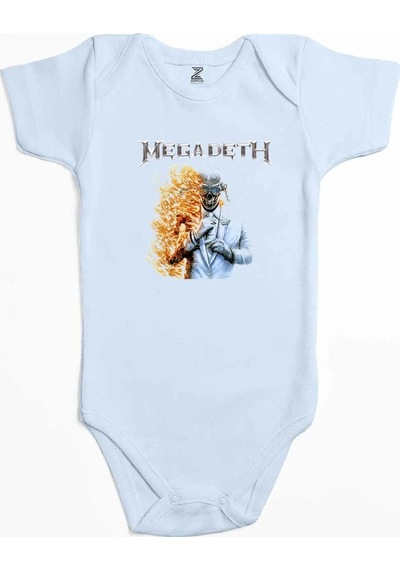Zepplin Giyim Megadeth Megadeth 2026 Sarı Bebek Body Zıbın
