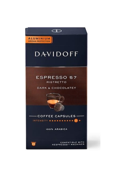 Davidoff Espresso 57 Ristretto 10'lu Kapsül Kahve Nespresso Uyumlu