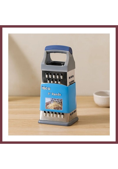 Storeşahin 8 İnç Çelik Rende Plastik Saplı Silikon Taban Shn0720