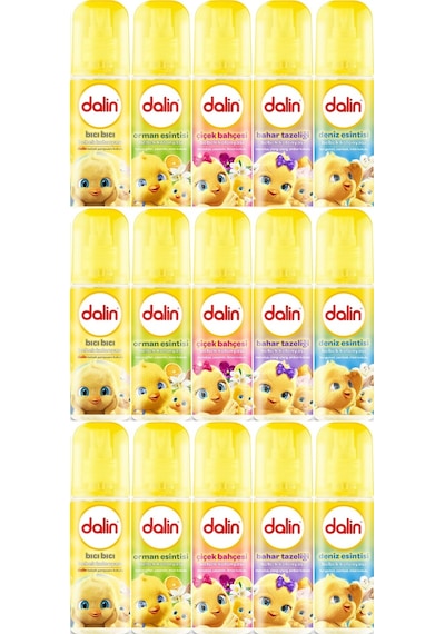 Dalin Bebek Kolonyası 150 Ml Karma 15'Li Set