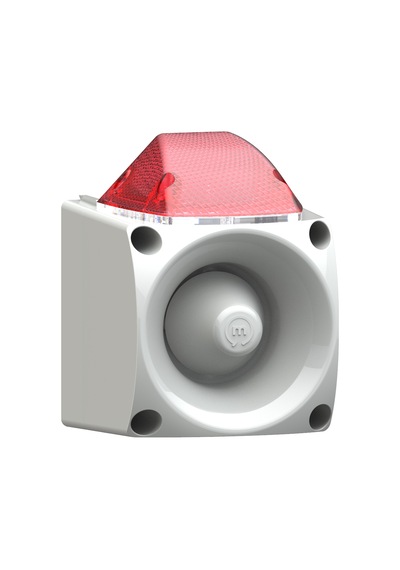 Mesan Endüstriyel Led Işıklı Siren Gri Gövde Kırmızı 220vac Ms 3050.1.11.220vac 42988924