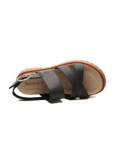 Timberland B0a61trw021-r Backstrap Sandal Kadın Sandalet Siyah Kahverengi - Siyah