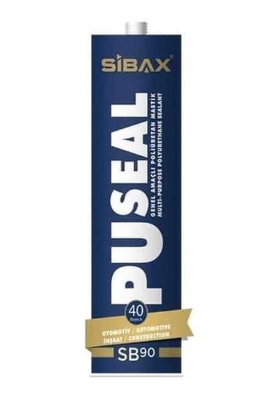 Sibax Poliüretan Mastik Siyah 280ml 40shr Sb90