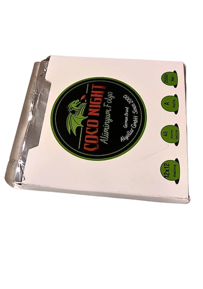 45 Mikron 250gr Kesilmiş Hazır Nargile Folyosu Nargile Kömürü