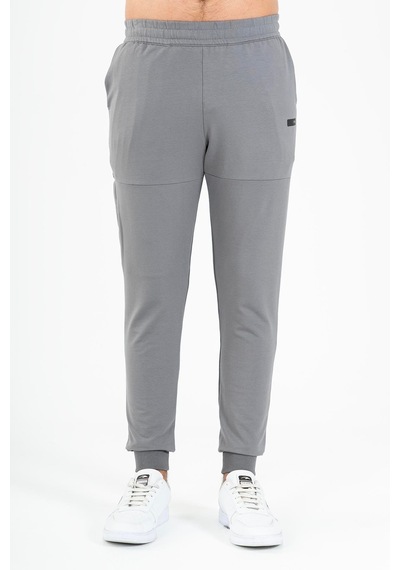 Maraton Sportswear Regular Erkek Ribana Paça Basic Antrasit Melanj Eşofman Altı 21716-antrasit Melanj Antrasit Melanj