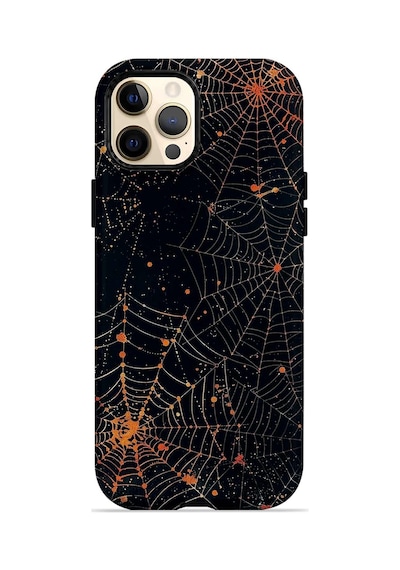 Velvoria Valestra Spiderweb Night Apple iPhone Uyumlu 12 Pro Max Magsafe Koruma Kılıfı Valestra Magline - Spiderweb Night