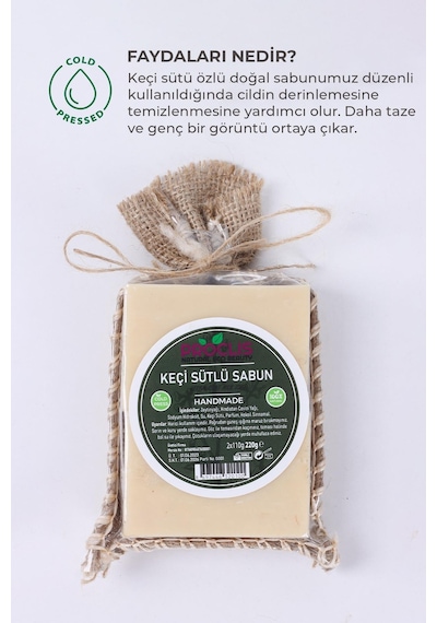 Proclis Doğal El Yapımı Keçi Sütlü Sabun 2 x 110 G