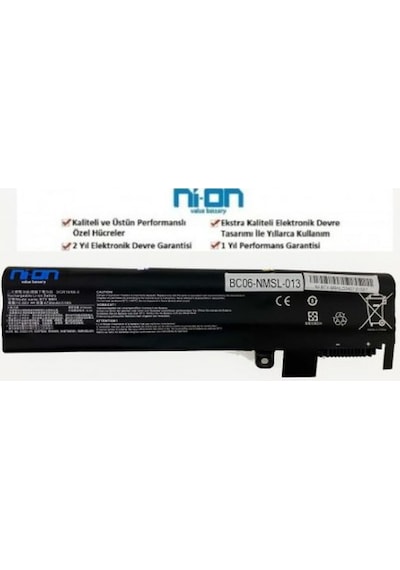 Nion Msi Gl65 Leopard 10ser-253xtr Notebook Batarya - Pil