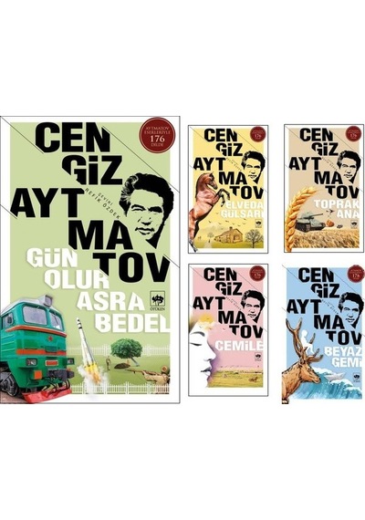 Cengiz Aytmatov 5 Kitap Set Gün Olur Asra Bedel, Beyaz Gemi, Cemile, Toprak Ana, Elveda Gülsarı
