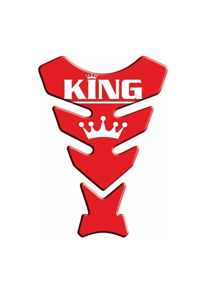 Universal Motosiklet Tank Pad Kırmızı King