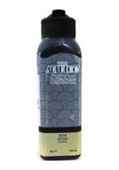 Siyah Akrilik Boya 140 Ml