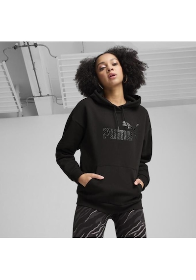 Puma Ess+ Anımal Hoodle Fl 681492 01 Kadın Sweatshirt Siyah Xs-xl Siyah