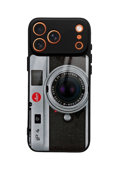 Apple Uyumlu iPhone 17 Pro Max Lens Tasarımlı Glossy Telefon Kılıfı Çok Renkli