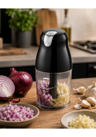Turbo Fonksiyonlu Mutfak Doğrayıcı 1.5 L Hazneli Güçlü Rondo Çok Renkli