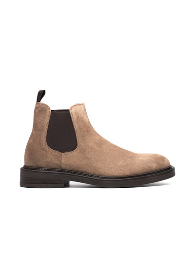 Marsh Mallow Bot Erkek 1054 - Moss Dino Draghi Chelsea Boot Suede Pembe
