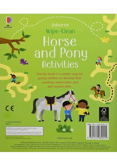 Wipe-clean Horse And Pony Activities