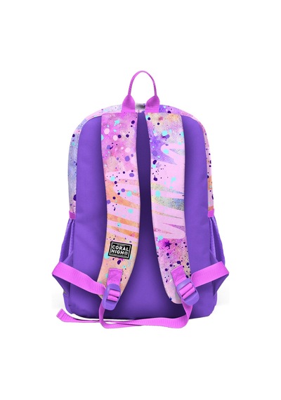 Coral High Kids Pembe Mor Fashion Girl Desenli 3 Lü Okul Çanta Seti Set0123755