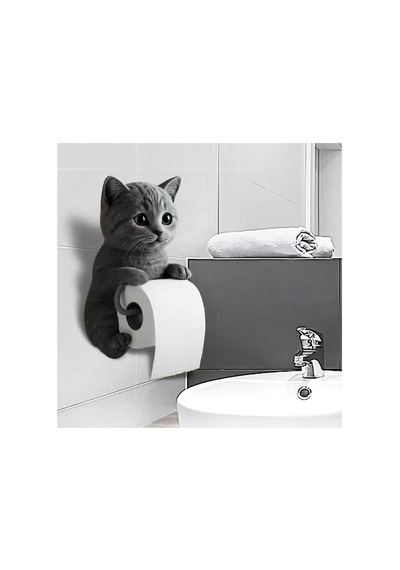 Kedi Tasarımlı Tuvalet Kağıtlığı Evimdeyokyok