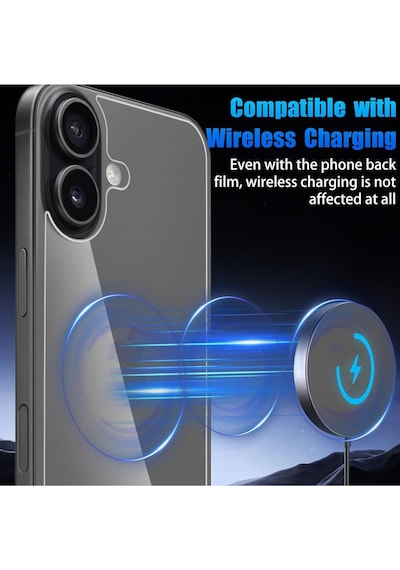 Apple Uyumlu iPhone 17 Arka Cam Koruma Magsafe Koruma Nano Cam Arka Kapak Koruması