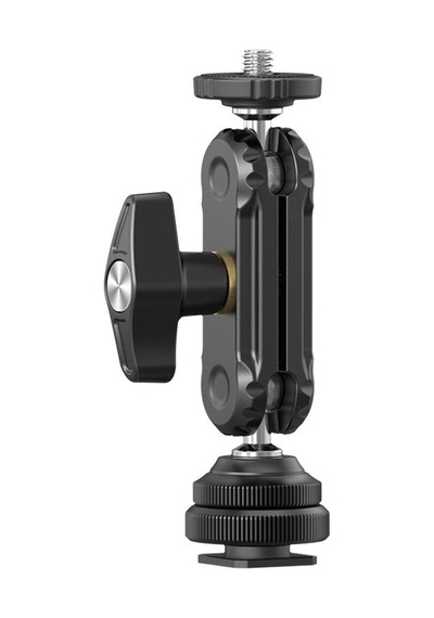 Ulanzi R098 Double Ball Head Magic Arm 1/4"-20 Ve Cold Shoe