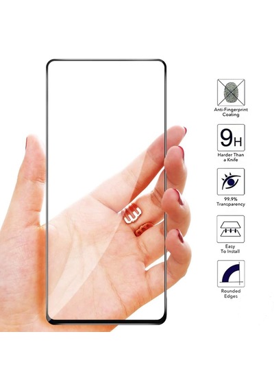 Samsung Galaxy Uyumlu A37 5d Glass Temperli Cam Ekran Koruyucu Siyah