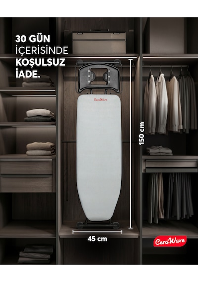 Ceraware Nero Premium Ütü Masası