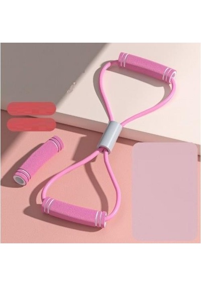 Plates, Egzersiz Direnç Lastiği. Pembe