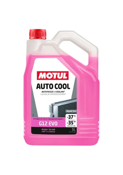 Motul Auto Cool G12 Evo -37 C 5 L Antifriz Pembe