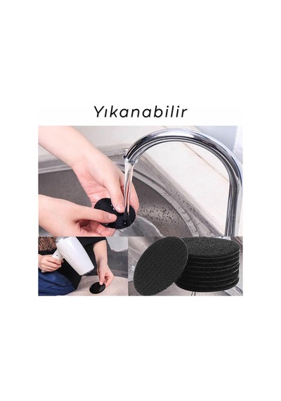 Arvale 10 Adet Sabit Cırt Halı Kaydırmaz Çift Taraflı Bant Bağlayıcı Manyetik Bant