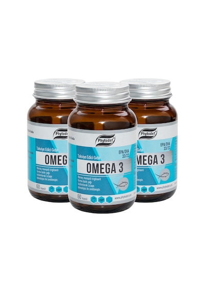 Omega 3 Licaps 33/22 Norveç Menşeli Balık Yağı Kapsül Balık Jelatini 3 x 60 Kapsül